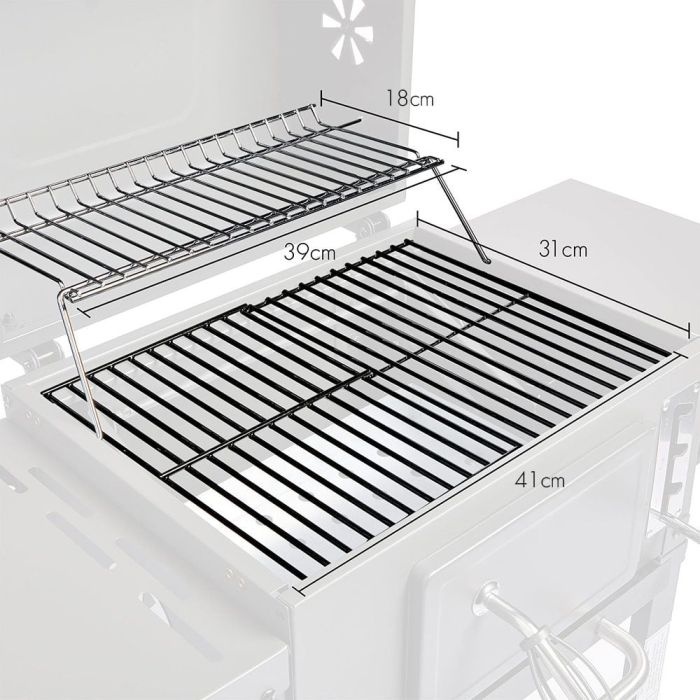 VonHaus Smoker prenosni žar na oglje 2500869 - slika 3