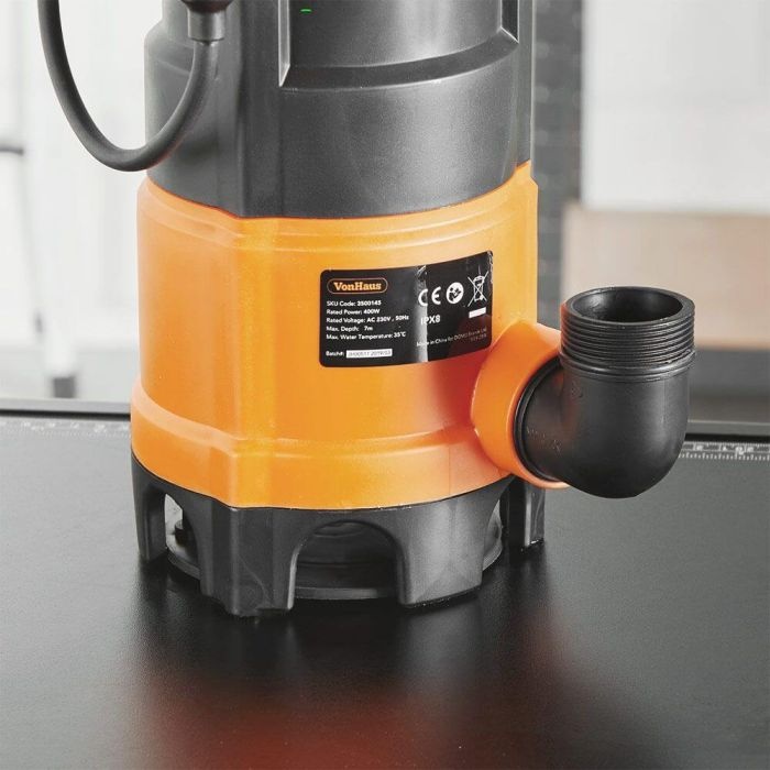 VonHaus 400 W odtočna vodna črpalka z 8 m cevjo - slika 3
