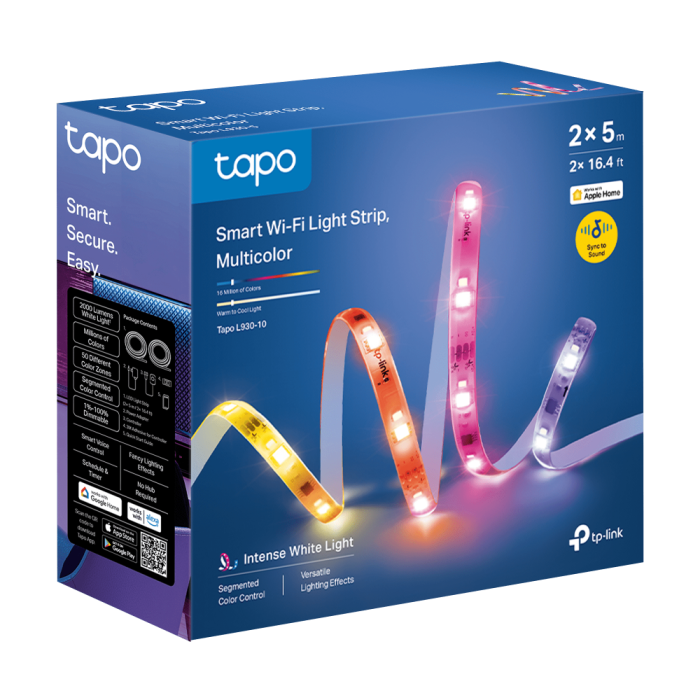 TP-LINK pametni Wi-Fi LED multi-barvni trak Tapo L930-10 10M - slika 3