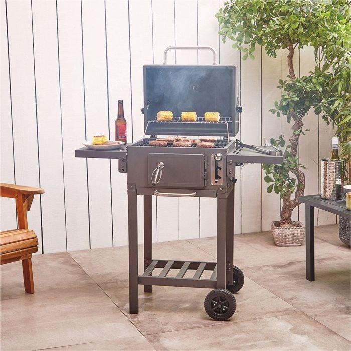 VonHaus Smoker prenosni žar na oglje 2500869 - slika 4