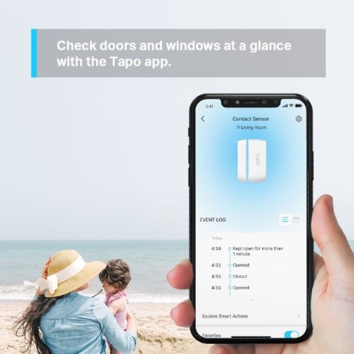 TP-LINK Tapo T110 pametni kontaktni senzor - slika 4