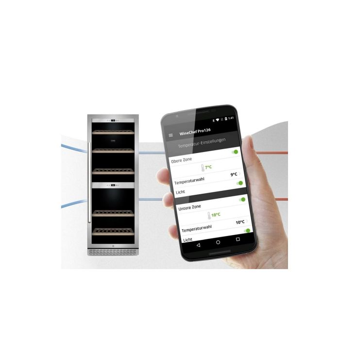CASO Wine Deluxe WDU 36 – vgradna vinska vitrina Wifi Smart Control - slika 4