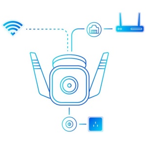 TP-link zunanja wi-fi varnostna kamera Tapo C310 | E-specialisti.si