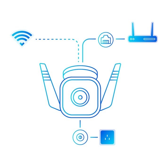 TP-link zunanja wi-fi varnostna kamera Tapo C310 | E-specialisti.si