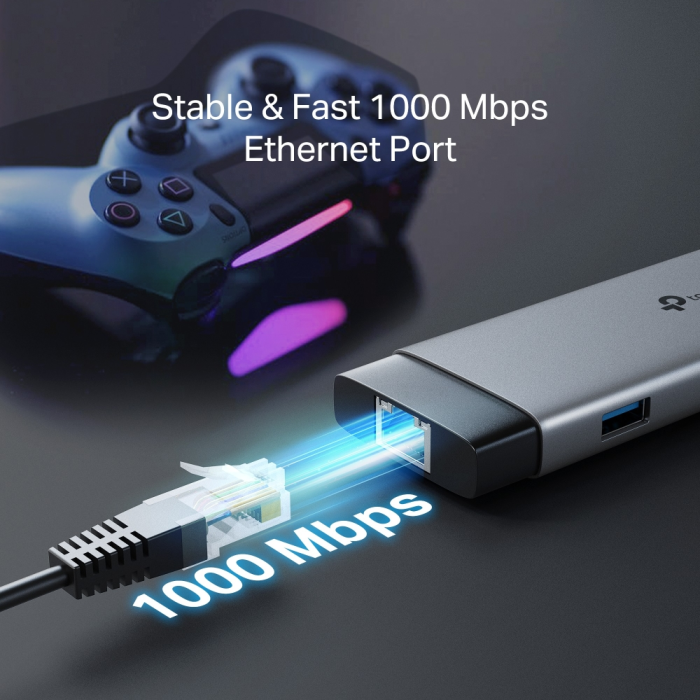 TP-LINK UH9120C 9-v-1 USB-C HUB priklopna postaja z 4K HDMI in 100 W Power Delivery - slika 4