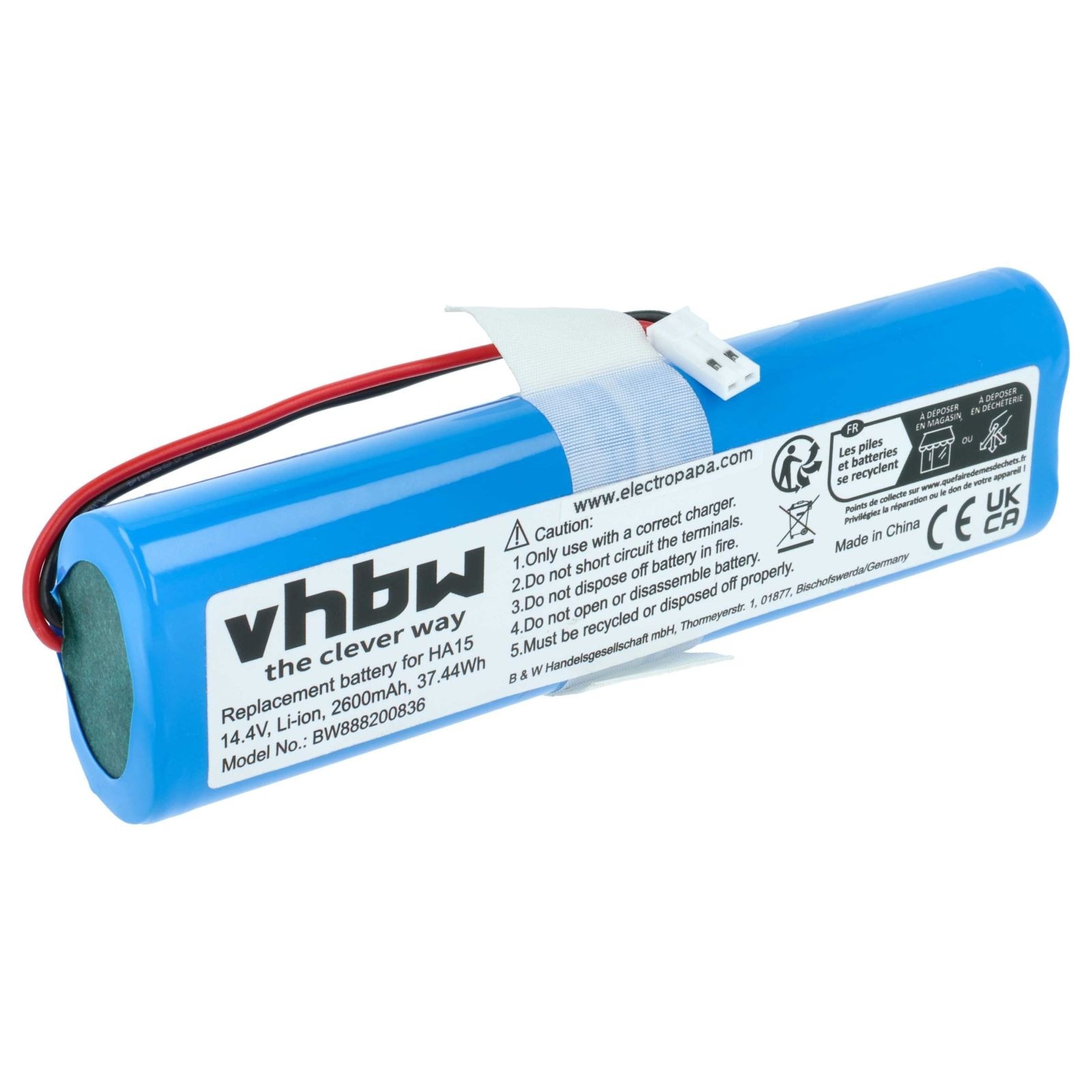 Baterija za iLife V3s Pro / V5s Pro / V8s, 2600 mAh - slika 2