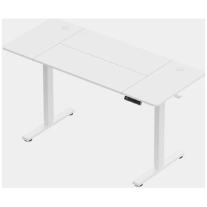 VonHaus Bela električno nastavljiva dvižna pisalna miza 140 × 60 cm z USB-C polnilnim priključkom