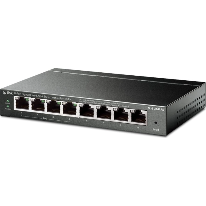 TP-Link 8-Portno Gigabit PoE+ Easy Smart Managed stikalo - slika 2