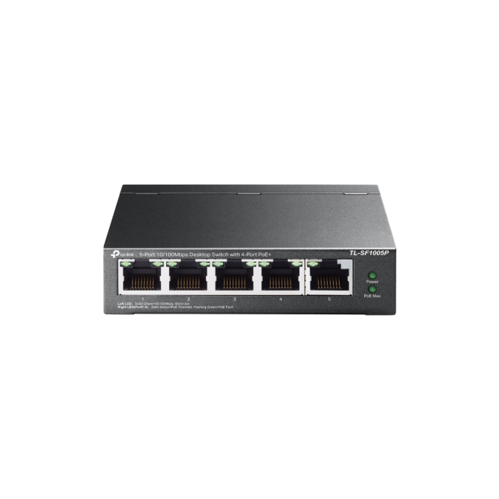 TP-LINK TL-SF1005P 5-port 10/100Mbps stikalo z 4-Port PoE+ - slika 2