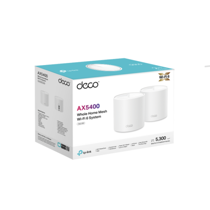 TP-LINK Deco X60 AX5400 domači Mesh Wi-Fi 6 sistem - 2 pack - slika 3