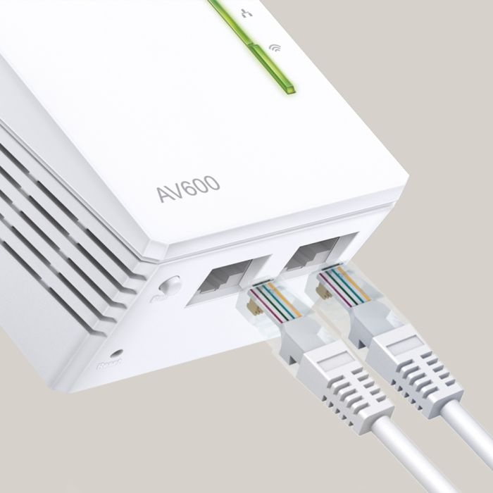 TP-LINK TL-WPA4220 TKIT Powerline 600 Wi-Fi 3-pack kit - slika 4