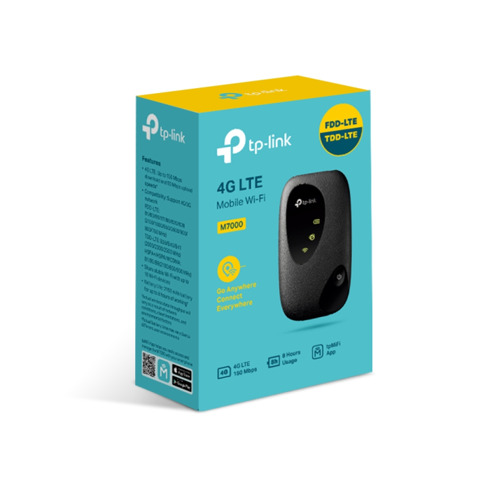 TP-Link 4G LTE Wi-Fi mobilni usmerjevalnik z baterijskim napajanjem M7000 - slika 4