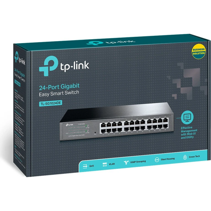 TP-LINK stikalo VLAN 24-port Gigabit 10/100/1000 TL-SG1024DE - slika 4