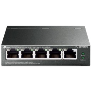 TP-LINK 5-Port Gigabit Easy Smart switch stikalo z 4-Port PoE+