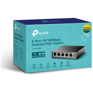 TP-LINK TL-SF1005P 5-port 10/100Mbps stikalo z 4-Port PoE+