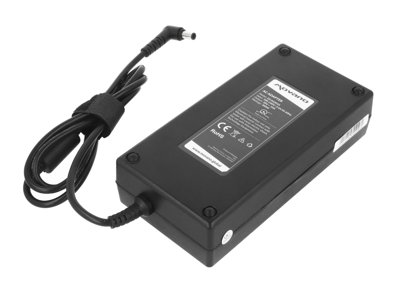 Polnilec za prenosnike Asus, 200W / 20V / 10A / 6,0mm x 3,7mm - slika 3