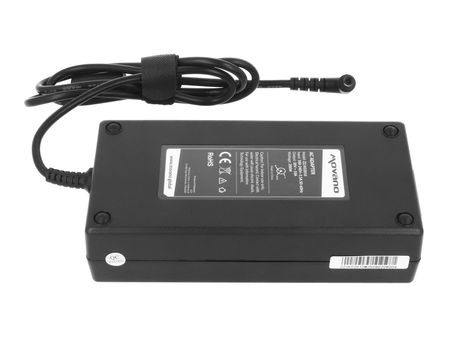 Polnilec za prenosnike Asus, 200W / 20V / 10A / 6,0mm x 3,7mm - slika 4