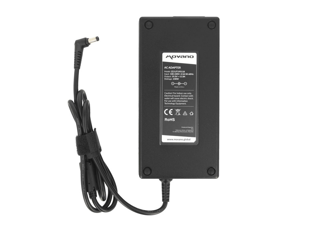 Polnilec za prenosnike Asus / MSI, 230W / 19,5V / 11,8A / 5,5mm x 2,5mm - slika 5