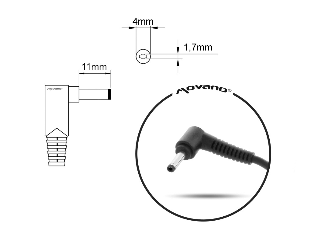 Polnilec za prenosnike Lenovo, 65W / 20V / 3,25A / 4,0mm x 1,7mm - slika 7