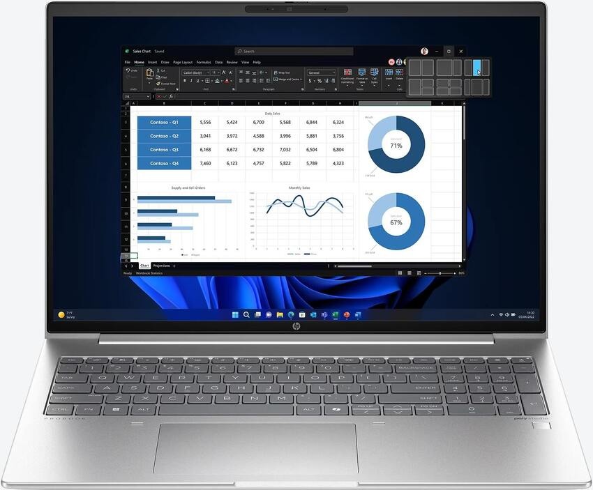 Intel Core Ultra 5 125U (1,3 - 4,3 GHz), 40,6 cm (16,0″) WUXGA (1920 x 1200) UWVA AG LED IPS, 16 GB DDR5-5600, SSD 512 GB M.2 PCIe NVMe, Intel Graphics (IGP), HDMI, 2x USB-C 3.2 Gen2 (20Gbps - DisplayPort), 2x USB-A 3.2 Gen1 (5Gbps), Gb LAN, Wi-Fi 6E, Bluetooth 5.3, Webcam, Fingerprint, Std. Kbd., Microsoft Windows 11 Pro (64-bit)
