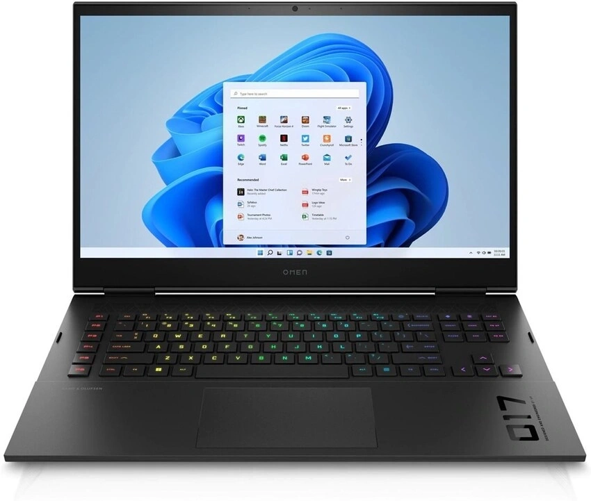 Intel Core i7-13700HX (2,1 GHz), 32 GB (2x16GB) DDR5-5200, SSD 2 TB M.2 PCIe NVMe, 43,9 cm (17,3″) QHD (2560x1440) AG LED 240 Hz, NVIDIA GeForce RTX 4080 (12 GB GDDR6), 1x Thunderbolt 4 (USB4, DisplayPort, USB-C 40Gbps), 3x USB-A 3.2 Gen1 (5Gbps), 1x HDMI, 1x mini DP, Wi-Fi 6 (802.11ax), Bluetooth, Webcam, Backlit Kbd., Microsoft Windows 10 Pro (64-bit)