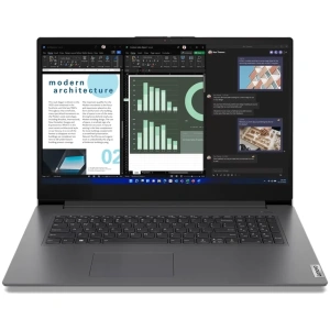 Intel Core i3-1315U (1,2 - 4,5 GHz), 8 GB DDR4-3200, SSD 256 GB M.2 PCIe NVMe,  43,9 cm (17,3") FHD (920 x 1080) AG IPS LED 60 Hz, Intel UHD Graphics (IGP), HDMI, 1x USB-A 2.0, 1x USB-A 3.2 Gen1 (5Gbps), 1x USB-C 3.2 Gen1 (DispalyPort), Wi-Fi 6, Bluetooth 5.2,  SD Card, Webcam, Std. Kbd., Microsoft Windows 11 Pro (64-bit)