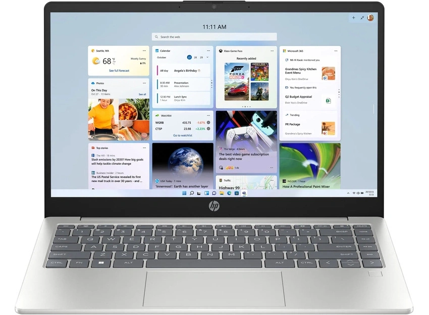 Intel Processor N200 (1,0 GHz), 35,6 cm (14,0″) FHD (1920x1080) AG UWVA LED, 4 GB DDR4-3200, SSD 128 GB PCIe NVMe, Intel UHD Graphics (IGP), HDMI, 2x USB-A 3.2 Gen1, 1x USB-C 3.2 Gen1 (5Gbps), no ODD, Wi-Fi 6, Bluetooth 5.3, Webcam, Std. Kbd., Microsoft Windows 11 S (64-bit)