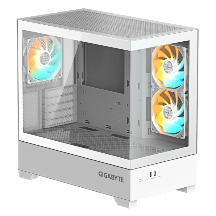 Gigabyte C201 PANORAMIC ICE ATX RGB osvetljeno ohišje, belo - slika 3