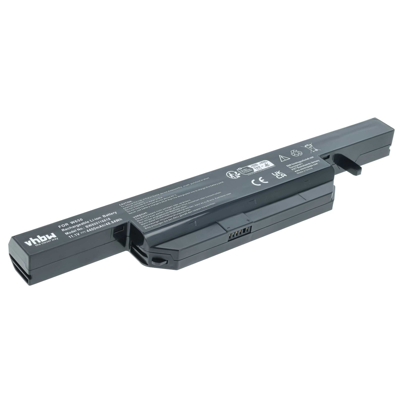Baterija za Clevo W650 / W670, 4400 mAh - slika 2