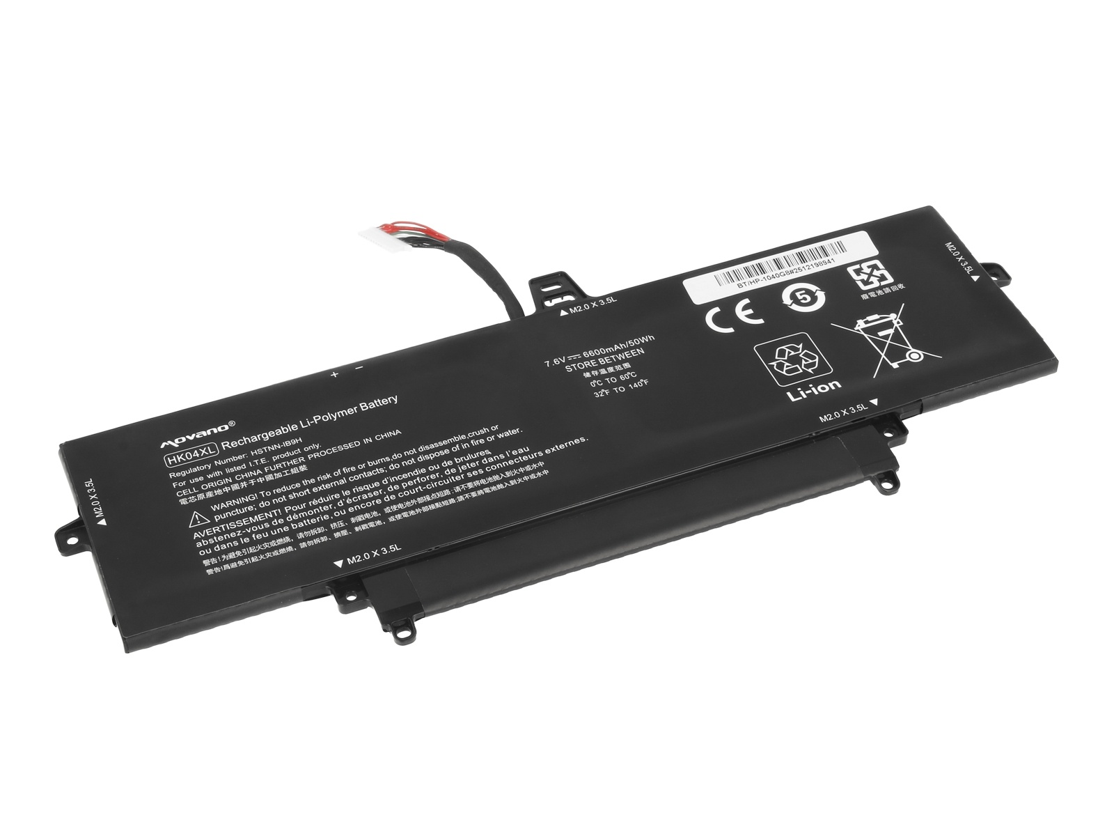 Baterija za HP Elitebook X360 1040 G7 / 1040 G8, HK04XL, 6600 mAh - slika 2