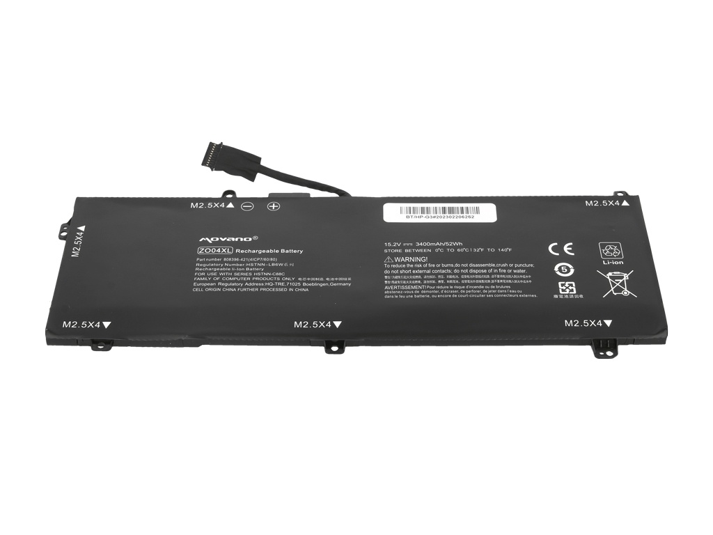 Baterija za HP ZBook Studio G3 / G4, ZO04XL, 3400 mAh - slika 3