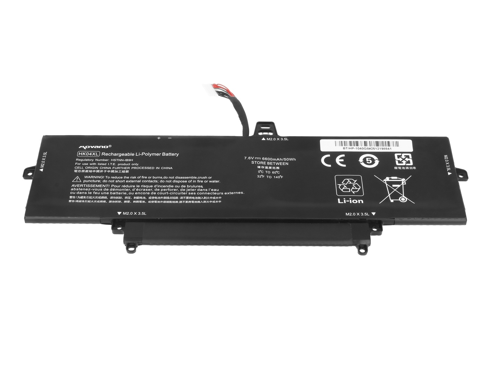 Baterija za HP Elitebook X360 1040 G7 / 1040 G8, HK04XL, 6600 mAh - slika 3