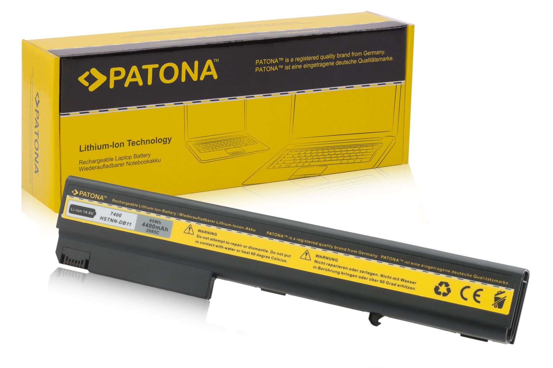 Baterija za HP Compaq Business Notebook NX7400 / NC8200, 14.8 V, 4400 mAh - slika 3