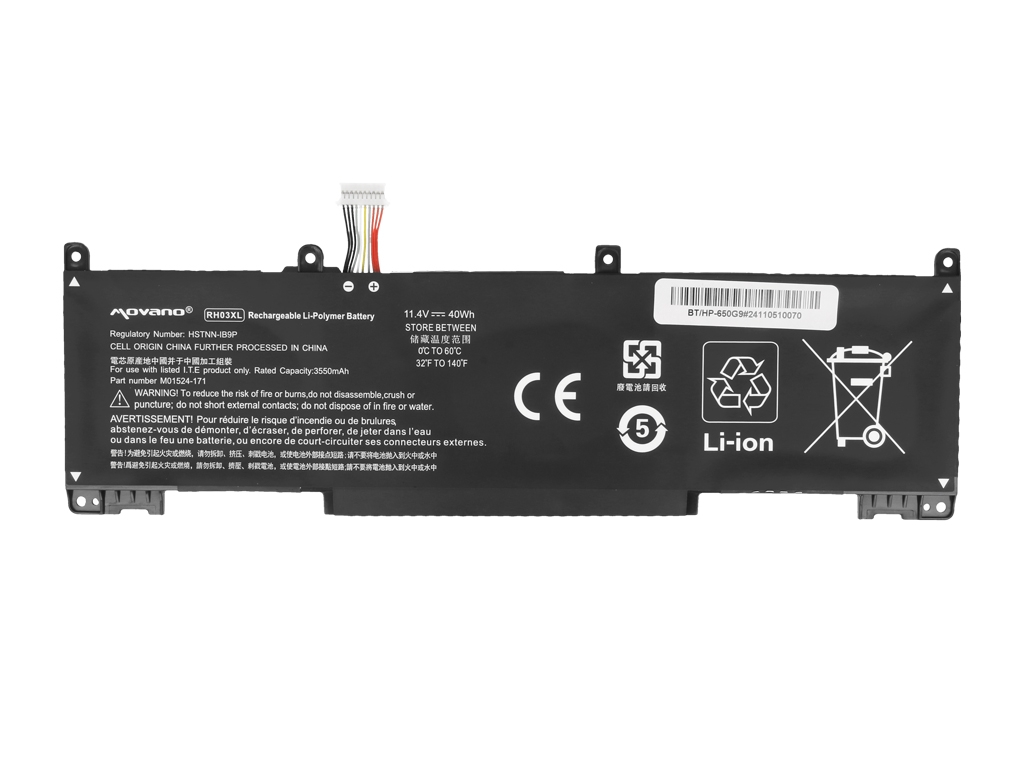 Baterija za HP Probook 450 G8 / 650 G8, RH03XL, 3550 mAh - slika 5