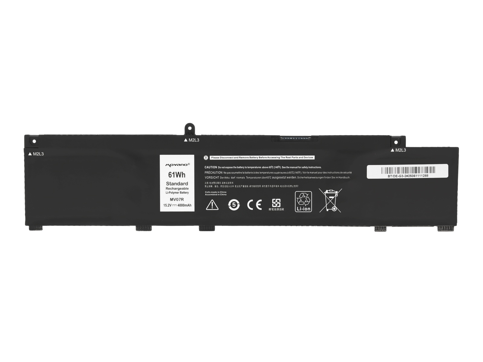 Baterija za Dell G3 15 3500 / G5 15 5500, 15.2V, 4000 mAh - slika 5