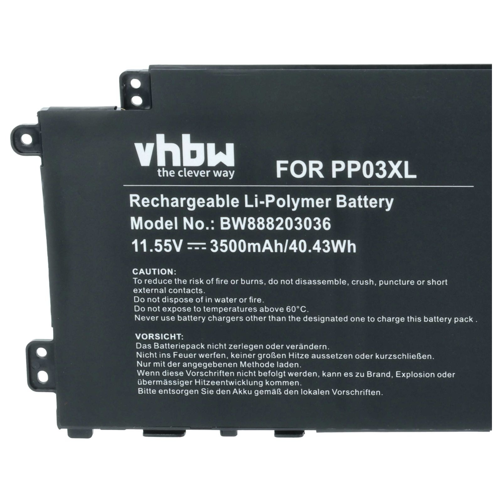 Baterija za HP Pavilion 13-BB / 14-DV / 15-EH, PP03XL, 3500 mAh - slika 6