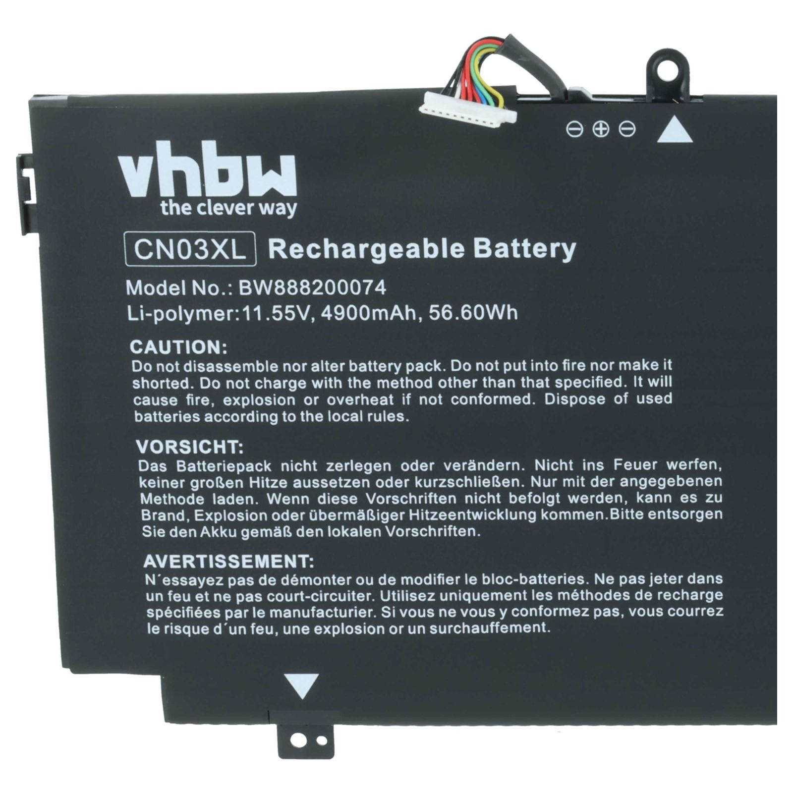Baterija za HP Envy 13-AB / 13T-AB, CN03XL, 4900 mAh - slika 6