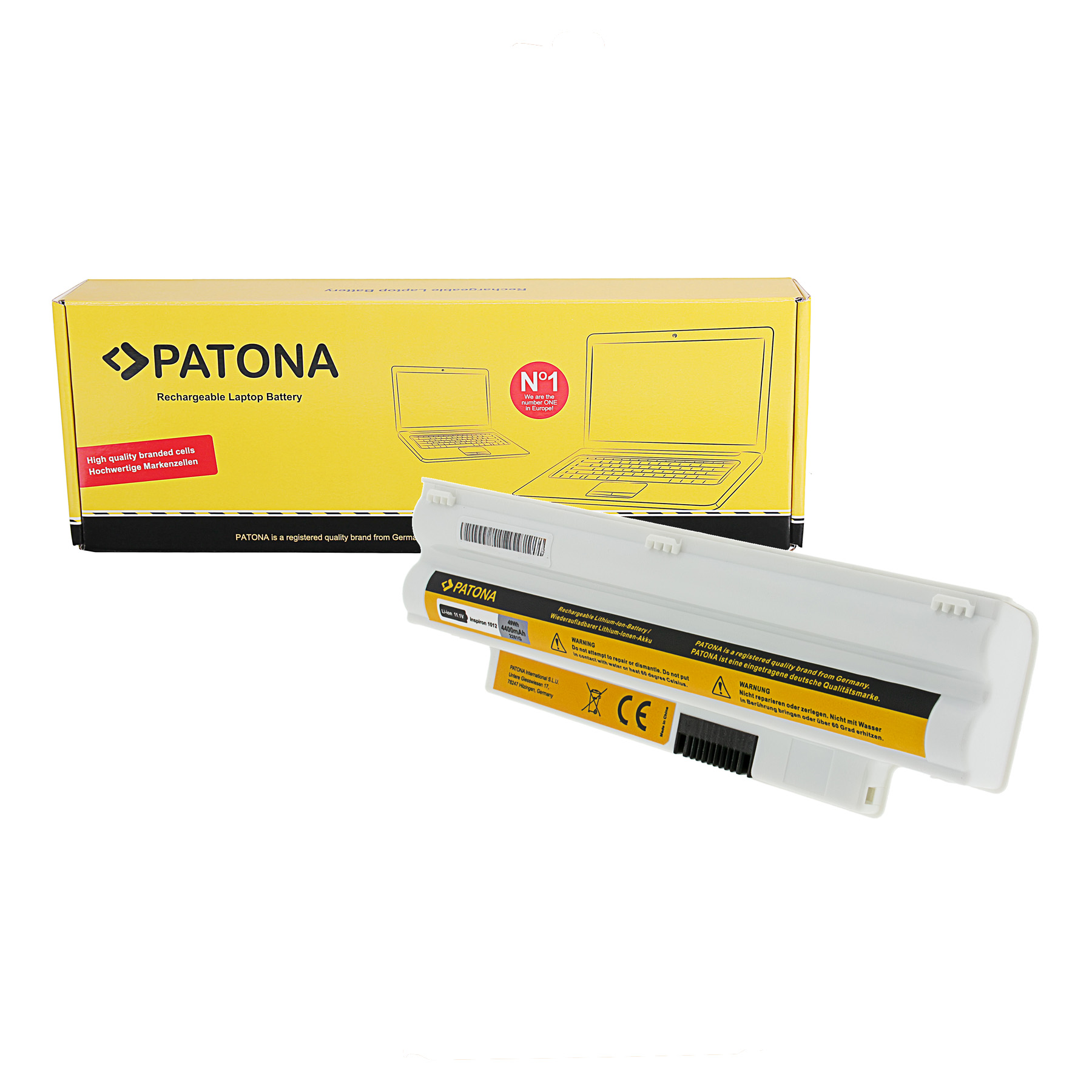 Baterija za Dell Inspiron Mini 1012 / 1018, bela, 4400 mAh - slika 6