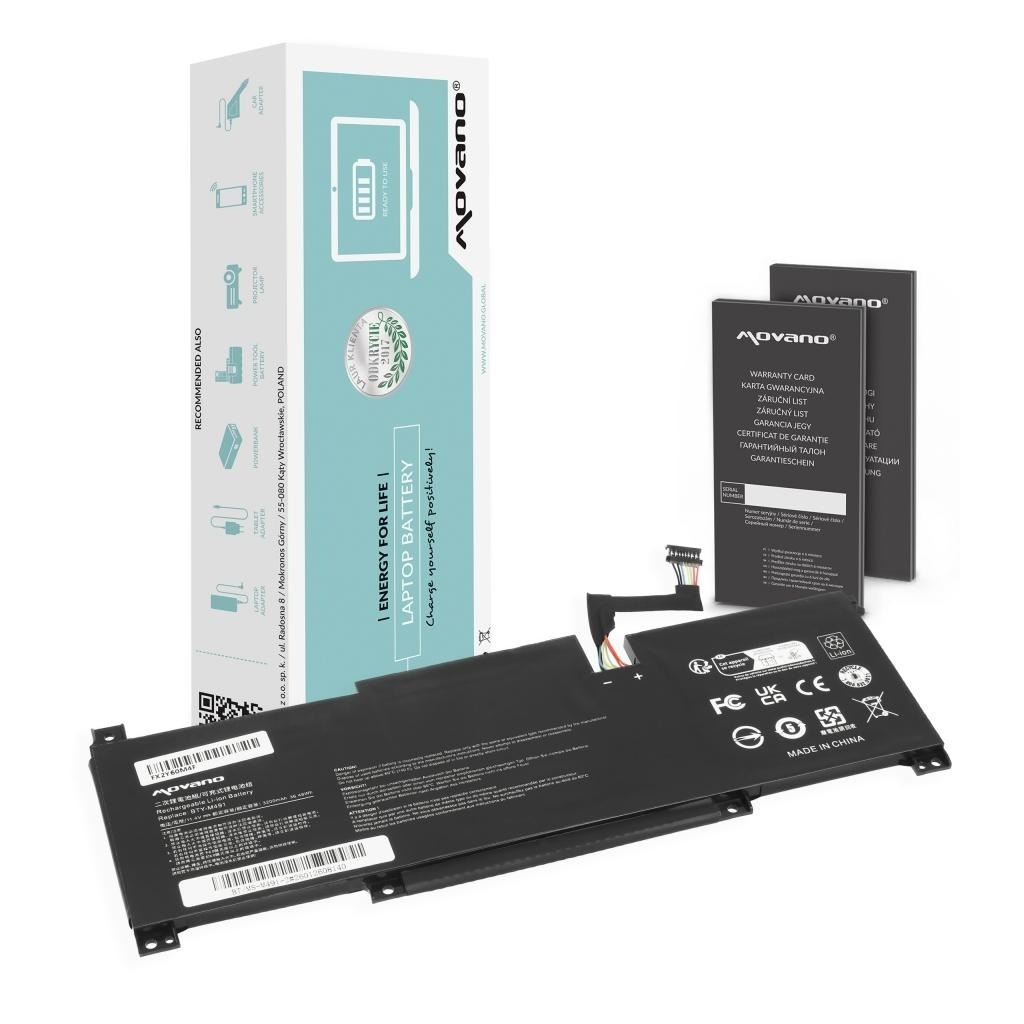 Baterija za MSI Modern 14 / Modern 15 / Stealth 15M, BTY-M491, Tip 2, 3200 mAh - slika 6