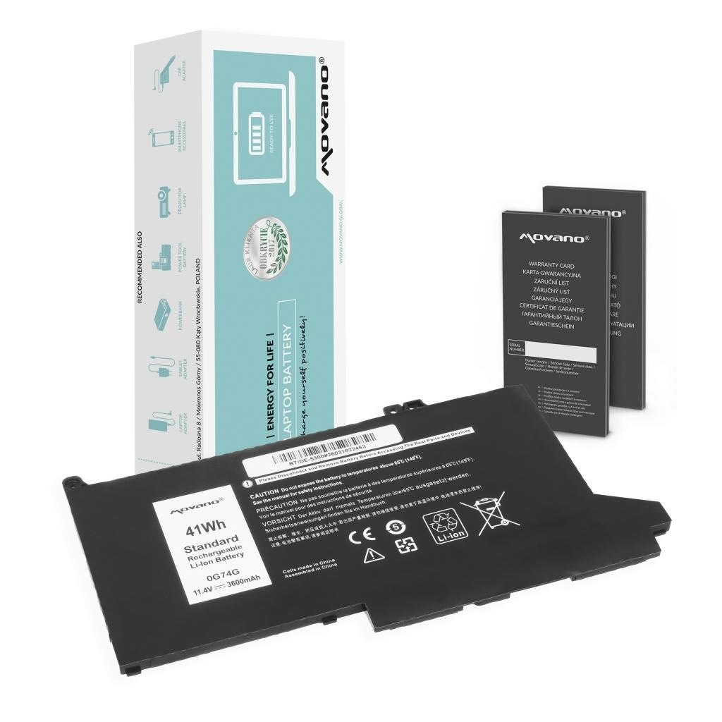 Baterija za Dell Latitude 13 5300 / 13 7300, 0G74G, 11.4V, 3600 mAh - slika 6