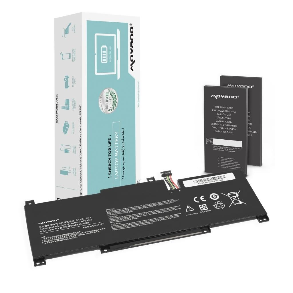 Baterija za MSI Modern 14 / Modern 15 / Prestige 14, BTY-M49, 3400 mAh - slika 6