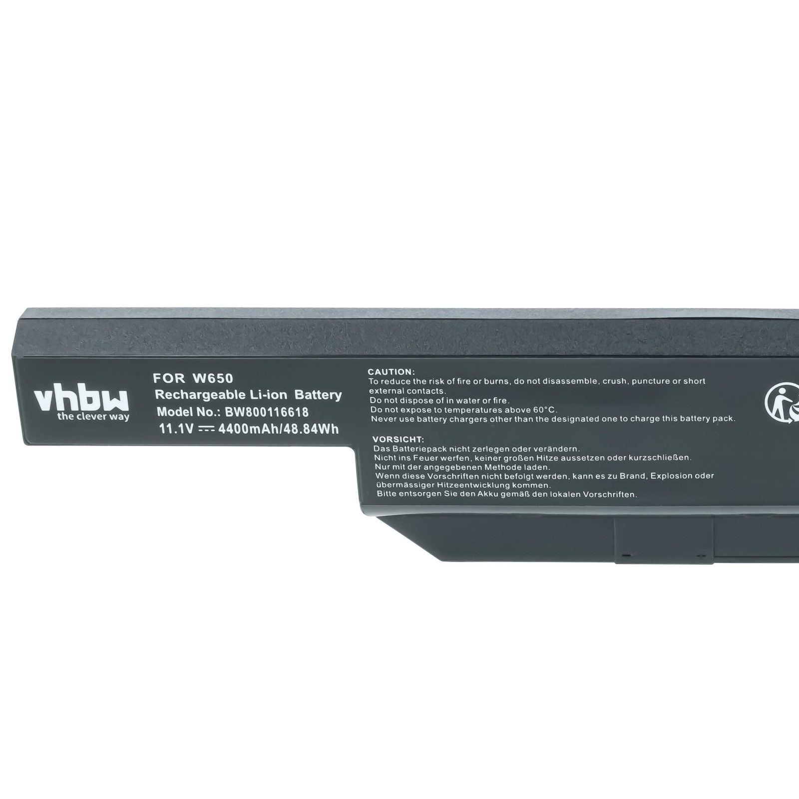 Baterija za Clevo W650 / W670, 4400 mAh - slika 6