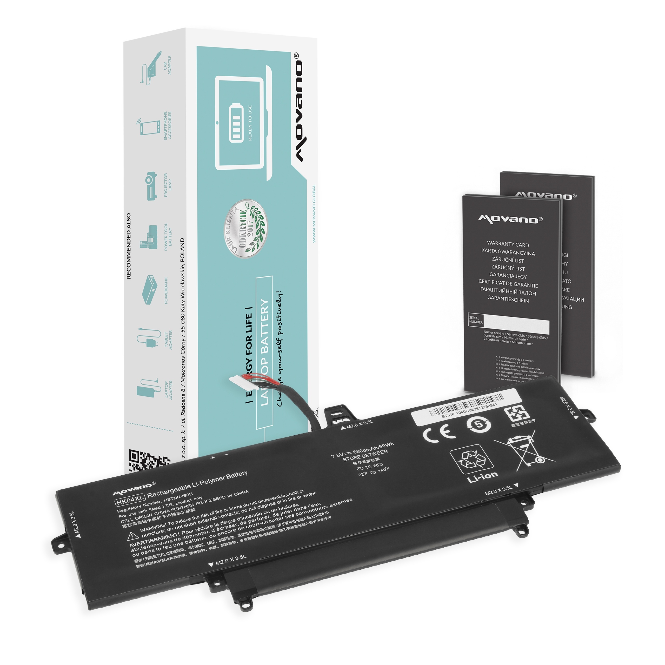 Baterija za HP Elitebook X360 1040 G7 / 1040 G8, HK04XL, 6600 mAh - slika 6
