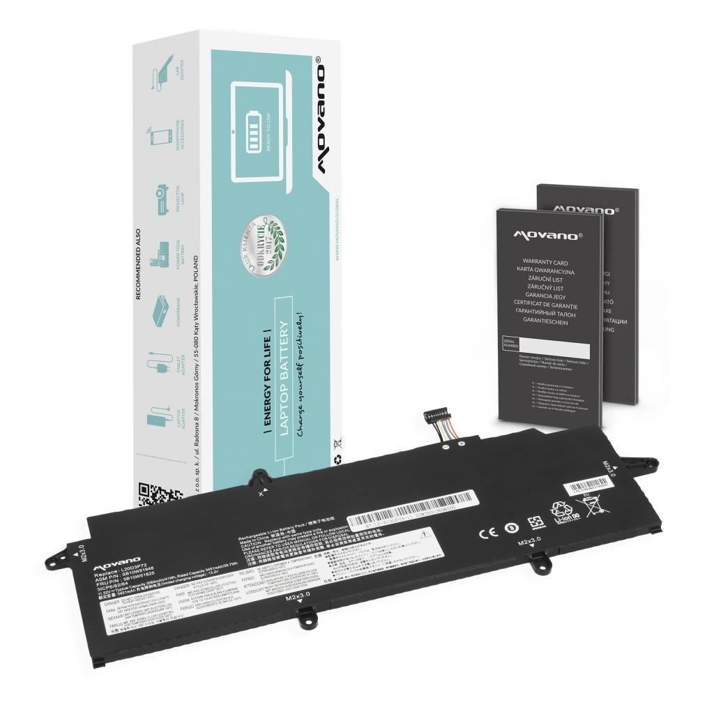 Baterija za Lenovo Thinkpad X13 Gen 3, 11.52 V, 3565 mAh - slika 6