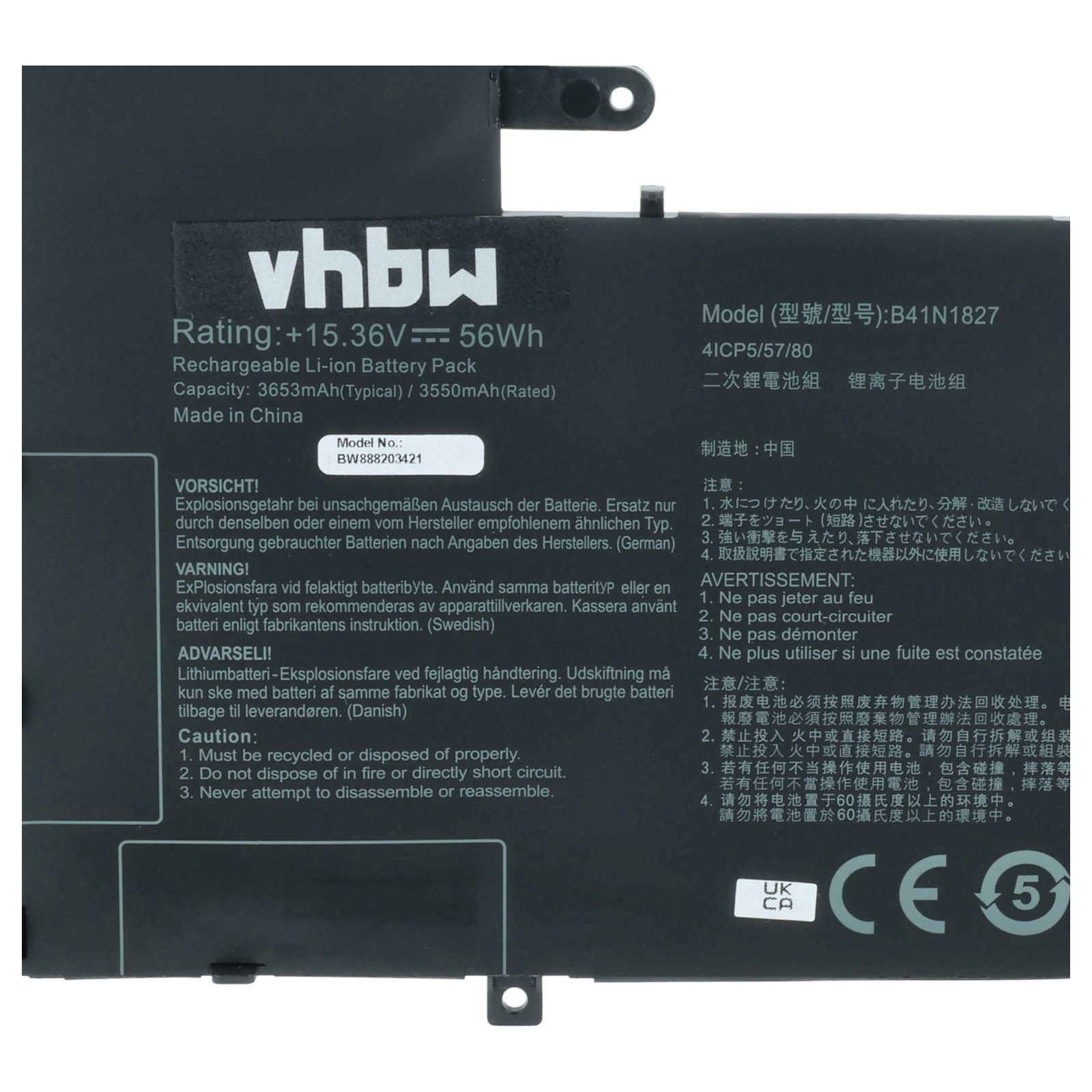 Baterija za Asus Zenbook Flip 15 UX562FA, B41N1827, 3500 mAh - slika 6