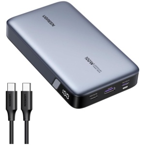 Ugreen 100W 20000mAh Prenosna baterija za prenosni računalnik s tremi vrati