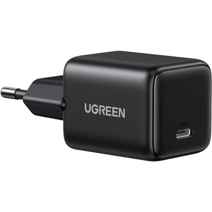 Ugreen 30W USB-C GaN hitri polnilec - črn - slika 2