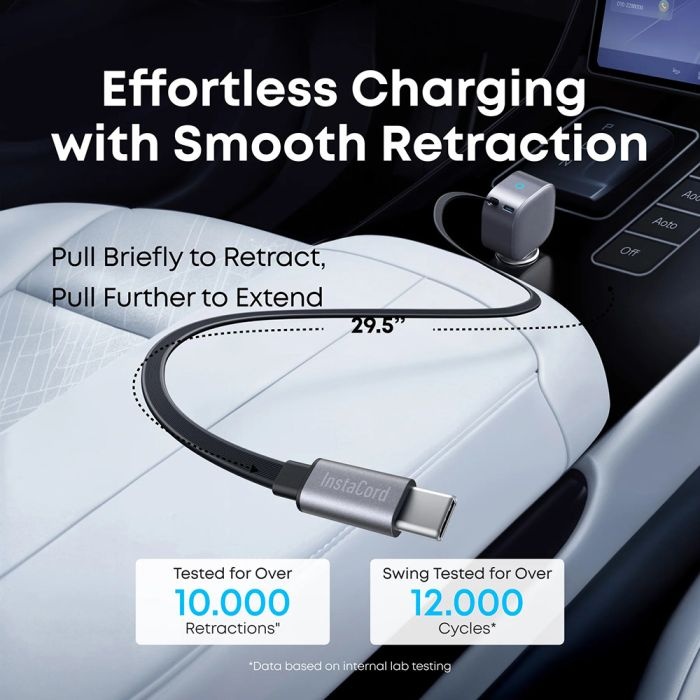 Anker Nano avtopolnilec 75W z vgrajenim kablom - slika 3