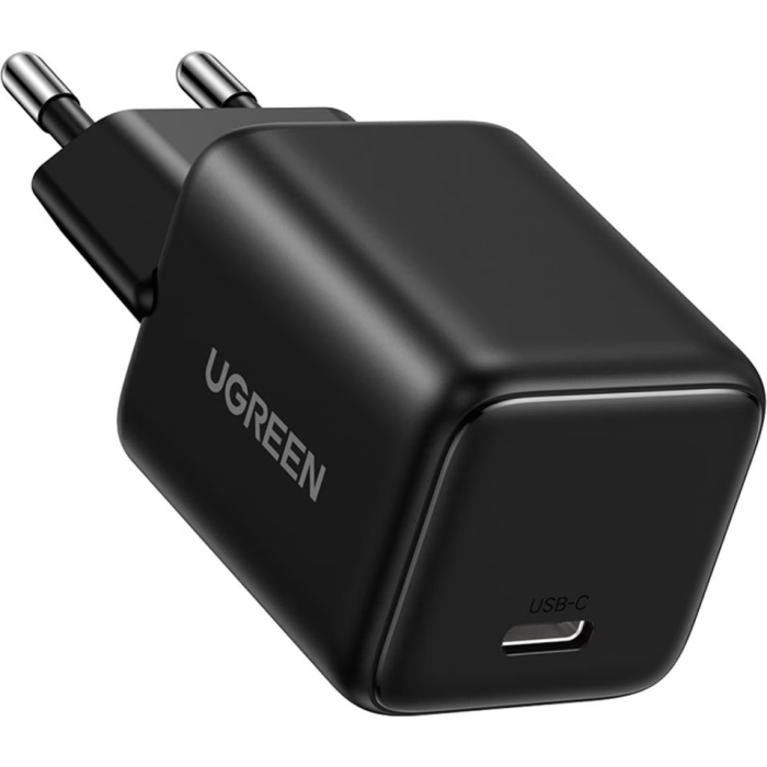 Ugreen 30W USB-C GaN hitri polnilec - črn - slika 4