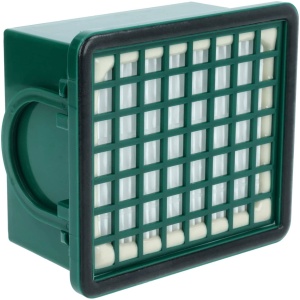 <br><p>Set nadomestnih HEPA protialergijskih filtrov za sesalnike Vorwerk.</p><p><b>Vsebina kompleta:</b></p><ul><li>1 x HEPA filter</li></ul><br><p><b>Originalne oznake:</b></p><ul><li>HEPA-H12<br></li></ul><br><p><b>Primerno za:</b></p><p>Vorwerk:&nbsp;<br></p><ul><li>VK130, VK131, VK131SC, VK131 SC, Kobold 130, Kobold 131, Kobold 131SC, Kobold 131 SC<br></li></ul><br><br><b>Lastnosti:</b><ul><li>Proizvajalec: VHBW</li><li>Barva: zelena</li></ul><br>